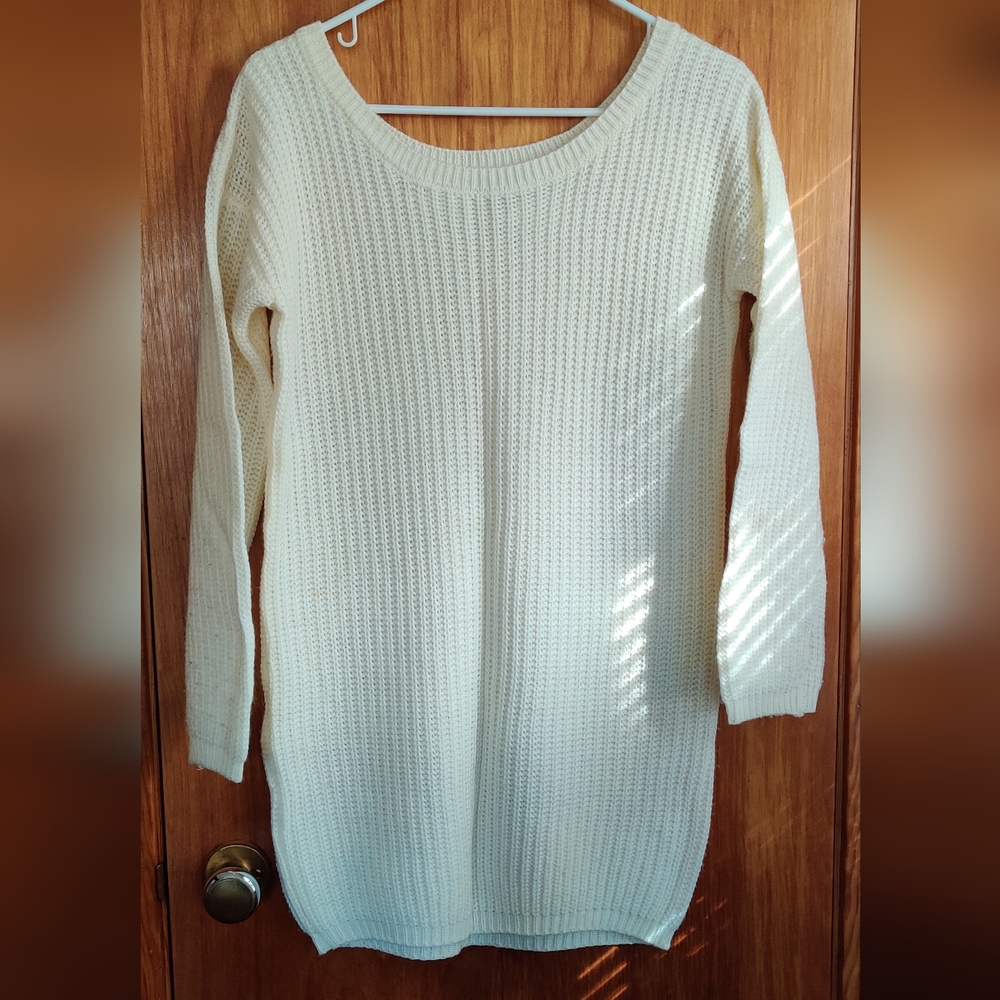 Tobi Ivory Knit Sweater